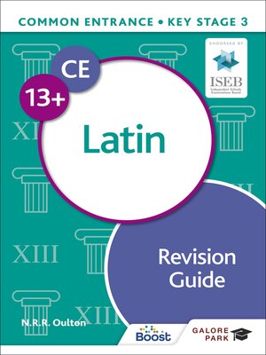 cover image of Common Entrance 13+ Latin Revision Guide